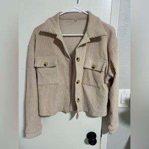 Beige Shacket